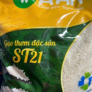 Gạo thơm đặc sản A An ST21 - túi 5kg
