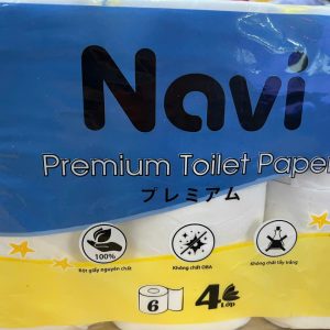 Giấy vệ sinh Navi - Kl 850g (6 cuộn*4 lớp)