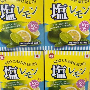 Kẹo ngậm chanh muối Eikodo 180g (hộp 12 gói 15g)