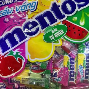 Kẹo nhai Mentos Mini cầu vồng hương trái cây
