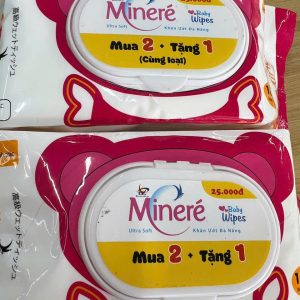Khăn ướt baby Minere - Kl 165g