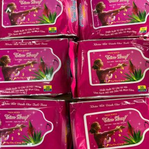 Khăn ướt bỏ túi Tâm Duy - Bì 20miếng