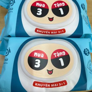Khăn ướt không mùi Agi - Bì 100 tờ