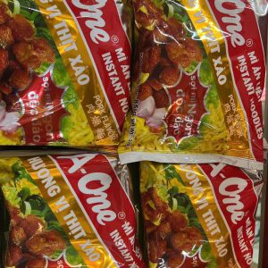 Mì a-one hương vị thịt xào - thùng 30 gói