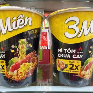 Mì ly 3 miền gold tôm chua cay - ly