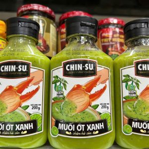 Muối ớt xanh Chin Su - Chai 200g