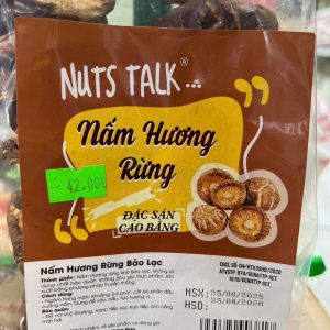 Nấm hương rừng Nuts talk - bì 100g