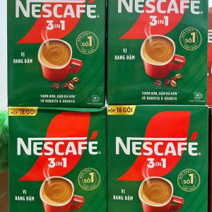 Cà phê Nescafe 3in1 vị rang đậm - Kl 288g (18gói*16g)