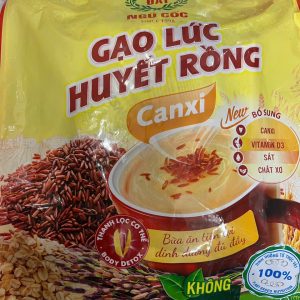 Ngũ cốc gạo lức huyết rồng canxi Việt Đài - Kl600g (20gói*30g)
