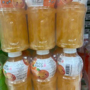 Nước đào và thạch dừa Mabu Coco 320ml - lốc 6 chai