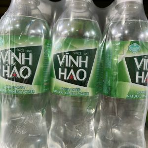 Nước khoáng có ga Vĩnh Hảo chai 500ml - lốc 6 chai