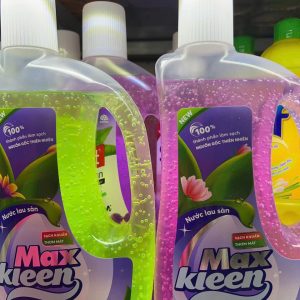 Nước lau sàn Max kleen ngàn hoa ngọt ngào, ban mai thanh mát - chai 01kg