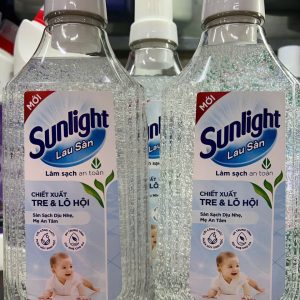 Nước lau sàn sunlight chiết xuất tre và lô hội - chai 1kg