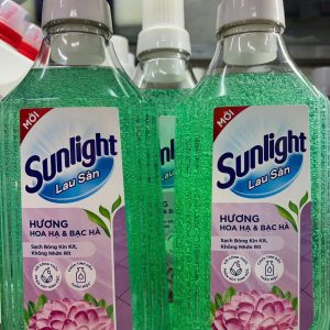Nước lau sàn sunlight hoa hạ và bạc hà - chai 1 kg