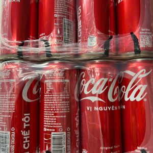 Nước ngọt có ga Coca Cola lon 330ml - lốc 6 lon