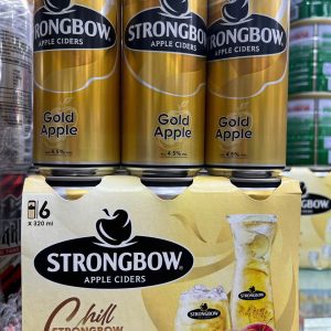 Nước Strongbow vị táo 320ml - lốc 6 lon