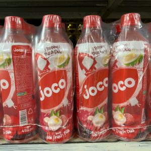 Nước thạch Joco vải thạch dừa Chai 450ml - lốc 6 chai