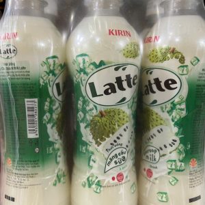 Sữa Latte Kirin hương mãng cầu chai 440ml - thùng 4 lốc