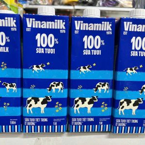 Sữa lít Vinamilk 1 lít  ít đường - hộp