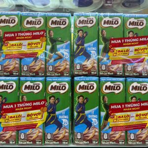 Sữa milo ít đường 180ml - lốc
