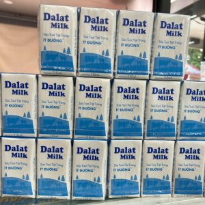 Sữa tươi tiệt trùng Dalat milk 110ml ít đường - thùng