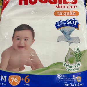 Tả quần Huggies tràm trà tự nhiên Size M18, L16, XL14