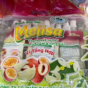 Thạch rau câu Melisa vị tổng hợp - Bì 10 túi x 120g
