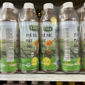 Trà cozy tắc mật ong chai 455ml - thùng 4 lốc