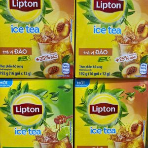 Trà lipton vị đào - Hộp 192g ( 16gói * 12g)